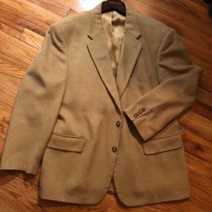 camel hair blazer